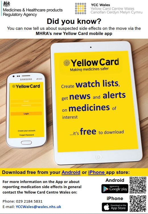 Yellow Card- Making medicines safer poster